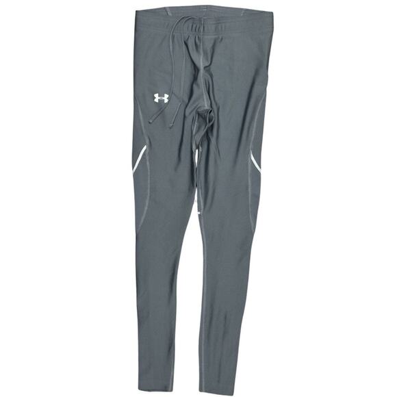 Under Armour Pants - Under Armour Gray Leggings XS Polyester Women Compression Heatgear Drawstring